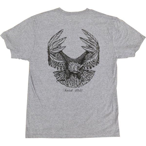 "Eagle" T-shirt Heather Gray - Spiritual Creature - Spiritual Creature
