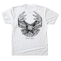 "Eagle" T-shirt Heather White - Spiritual Creature - Spiritual Creature