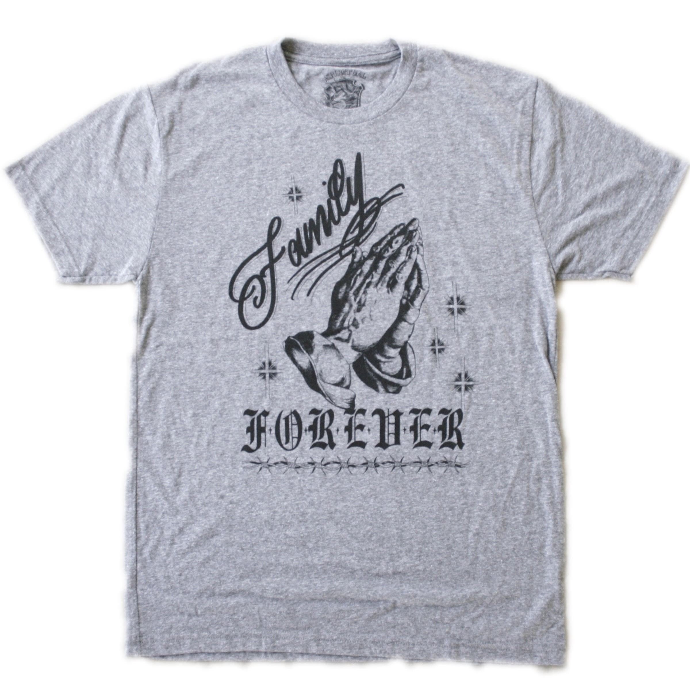 "Family Forever" T-shirt Heather Gray - Spiritual Creature - Spiritual Creature