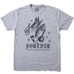 "Family Forever" T-shirt Heather White - Spiritual Creature - Spiritual Creature