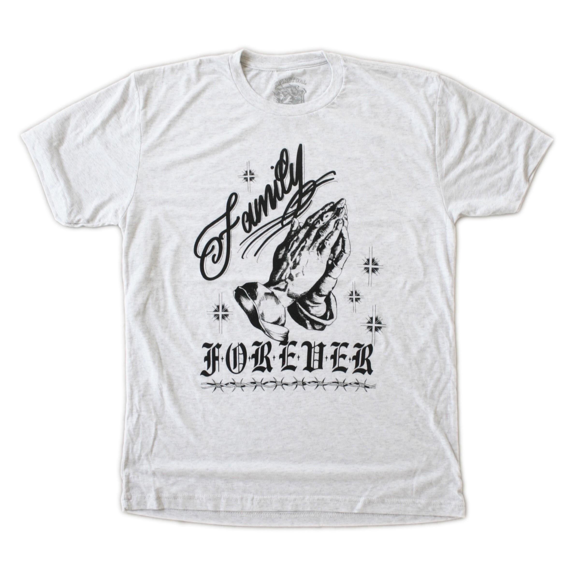 "Family Forever" T-shirt Heather Gray - Spiritual Creature - Spiritual Creature