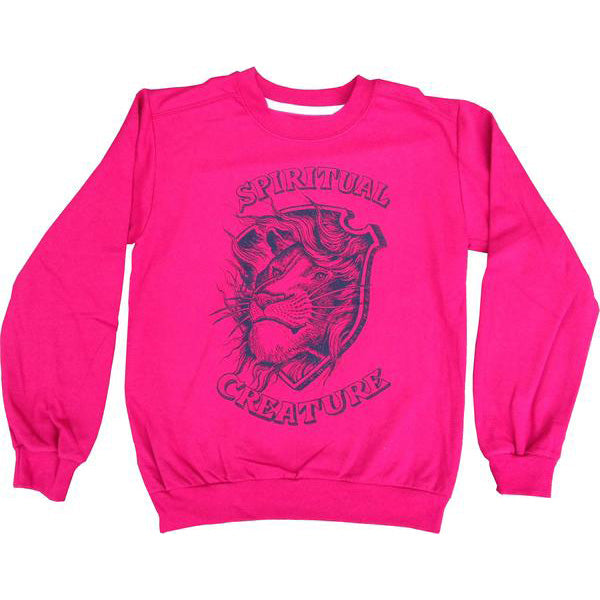 "S/C Classic" Pullover Sweatshirt Red - Spiritual Creature - Spiritual Creature