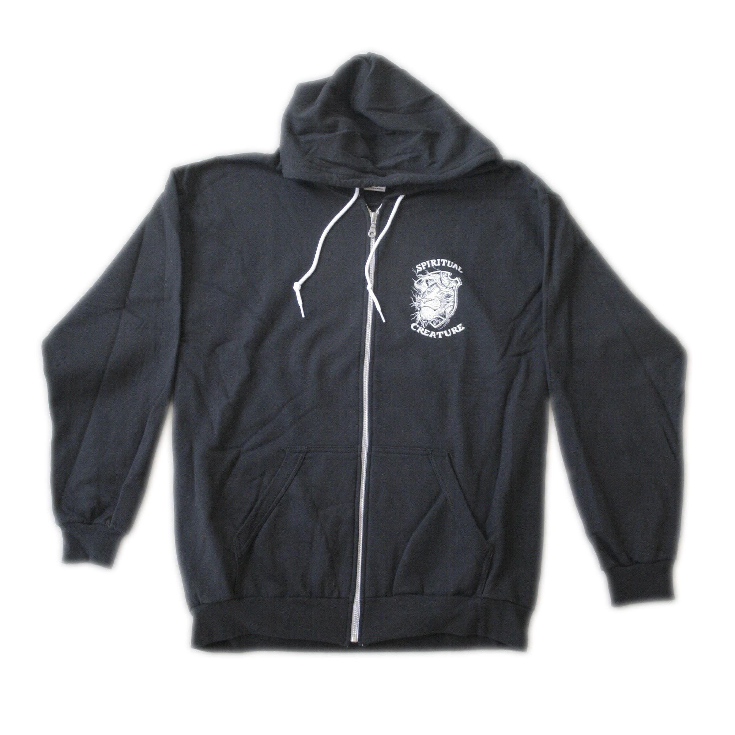 "S/C Classic" Zip-Up Hoodie Black - Spiritual Creature - Spiritual Creature