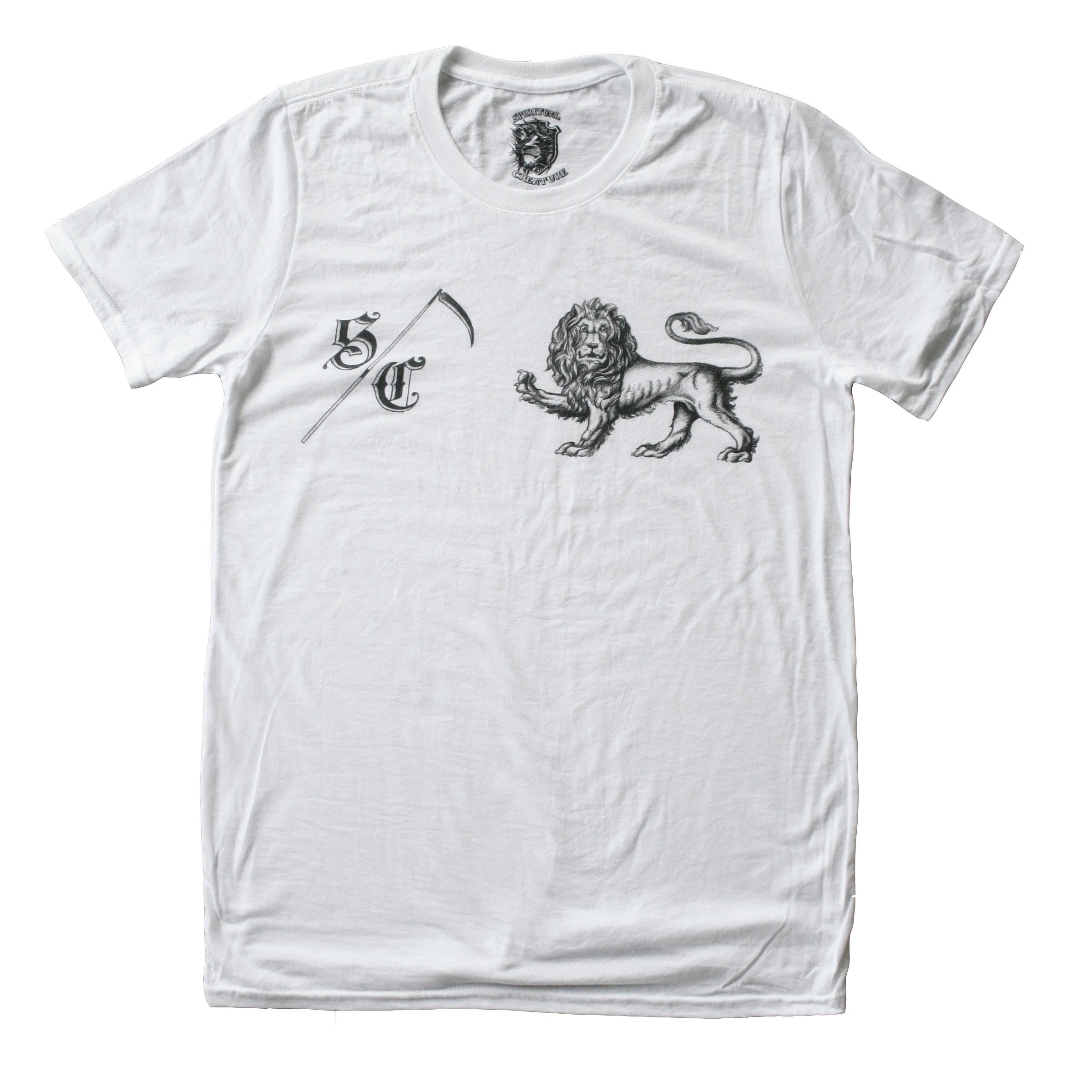 "Lion of Judah" T-shirt White - Spiritual Creature - Spiritual Creature 